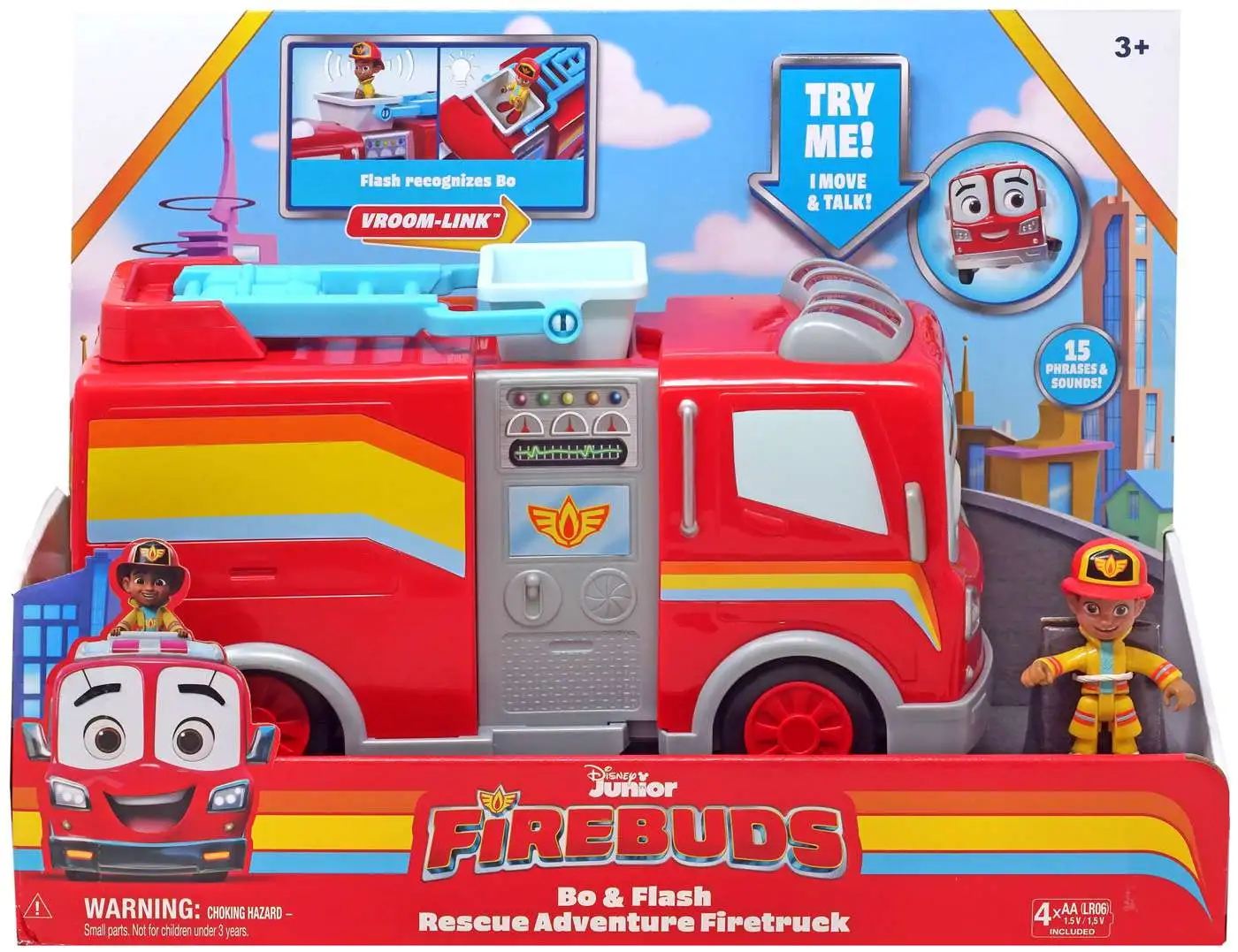 Disney Junior Firebuds Action Figures Gift Pack with 3 Collectible