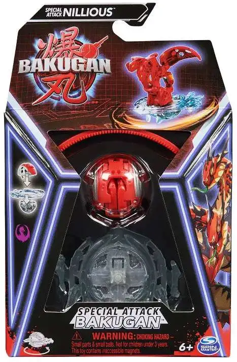 Bakugan 2023 Special Attack Single Figure Nillious Red, Includes Online  Roblox Game Code - ToyWiz