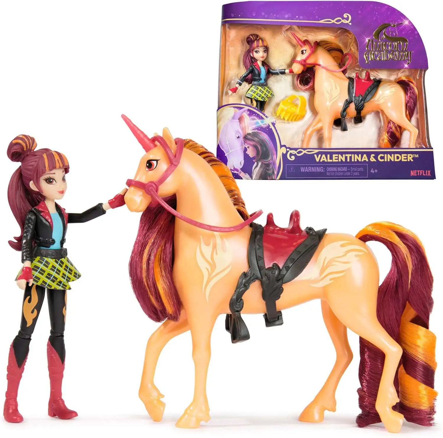 Unicorn Academy Valentina Cinder Figure Set Spin Master - ToyWiz