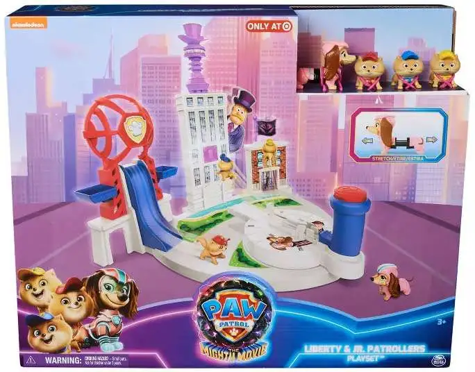 Paw Patrol The Mighty Movie Liberty Jr. Patrollers Exclusive Playset Spin  Master - ToyWiz