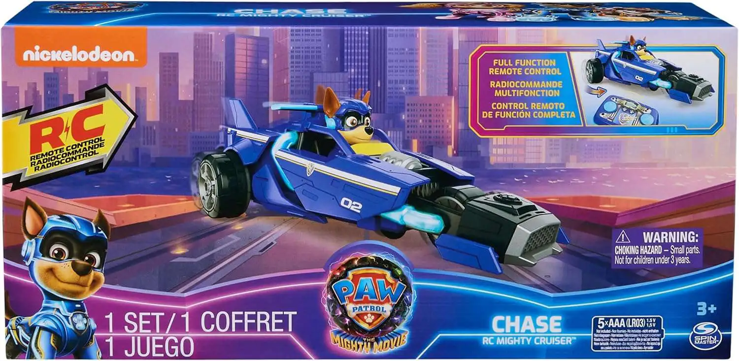 Paw Patrol The Mighty Movie Chase Mighty Cruiser R/C Remote Control Vehicle