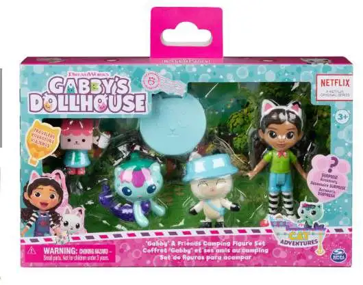 Gabby’s Dollhouse, Flower-rific Garden Set with 2 Toy Figures, 2  Accessories, Delivery and Furniture Piece, Kids Toys for Ages 3 and up