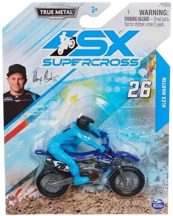 SX Supercross True Metal Alex Martin Diecast Motorcycle