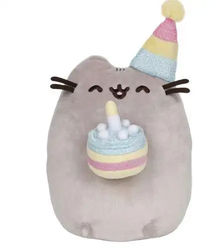 Pusheen With Birthday Cake 9.5-Inch Plush