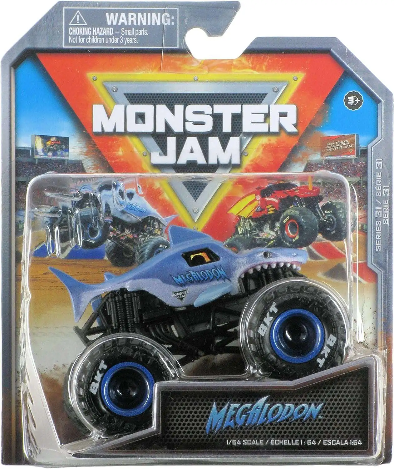 Monster Jam Series 31 Megalodon 164 Diecast Car Spin Master Toys - ToyWiz