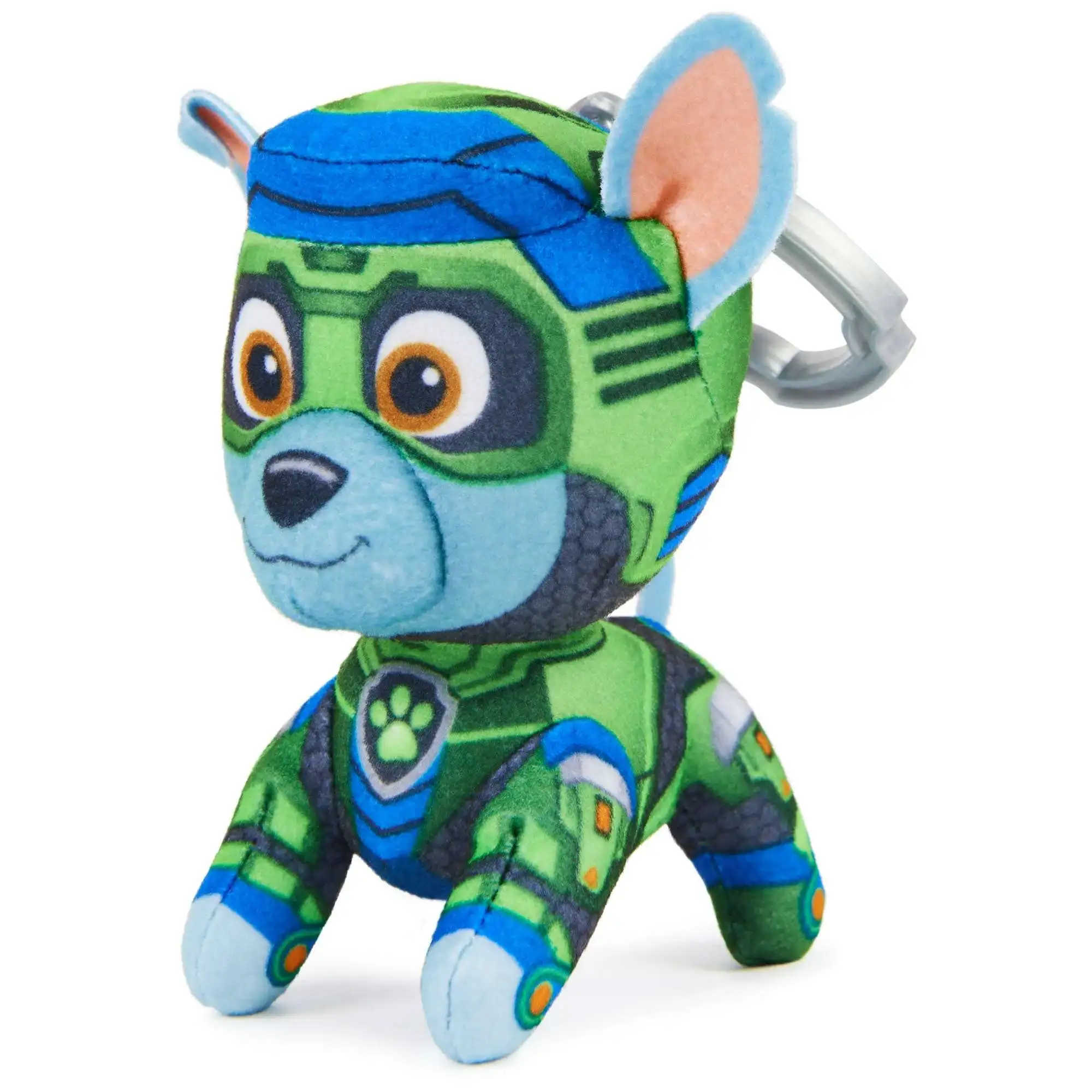 Paw Patrol The Mighty Movie Rocky 4 Clip On Plush Spin Master ToyWiz