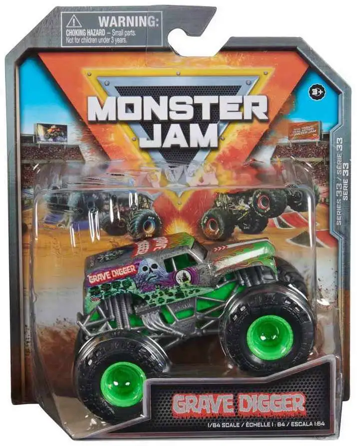 Monster Jam Series 33 Grave Digger Diecast Car
