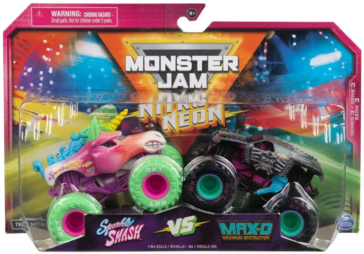 Monster Jam Sparkle Smash outlet 1/64 RARE