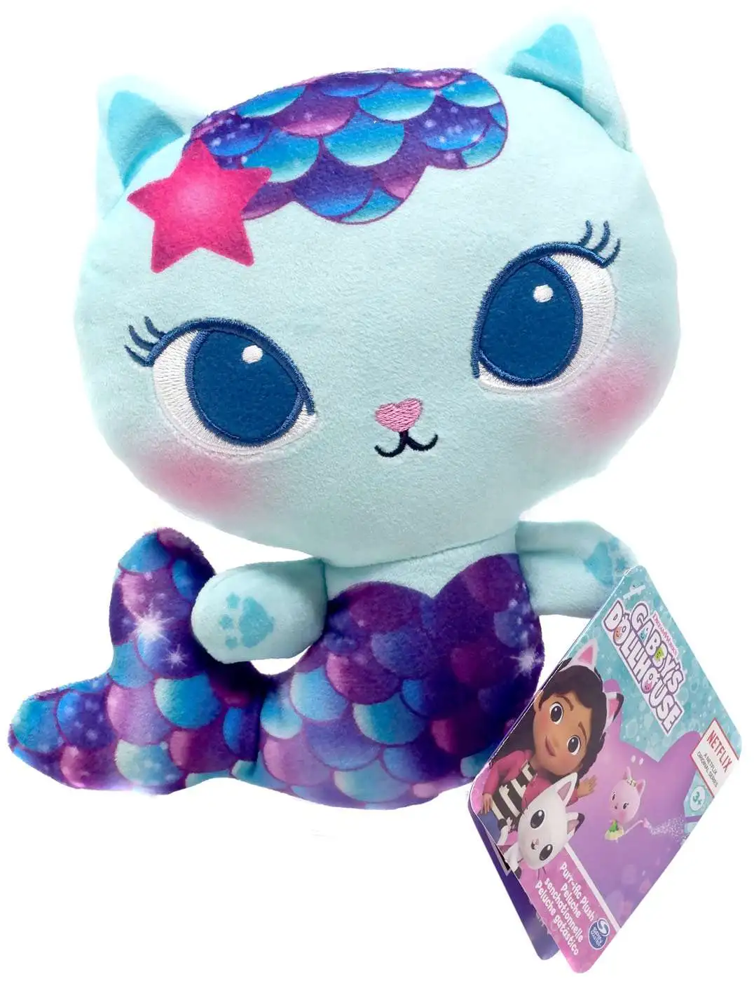 Gabby's Dollhouse MarCat 7-Inch Purr-ific Plush