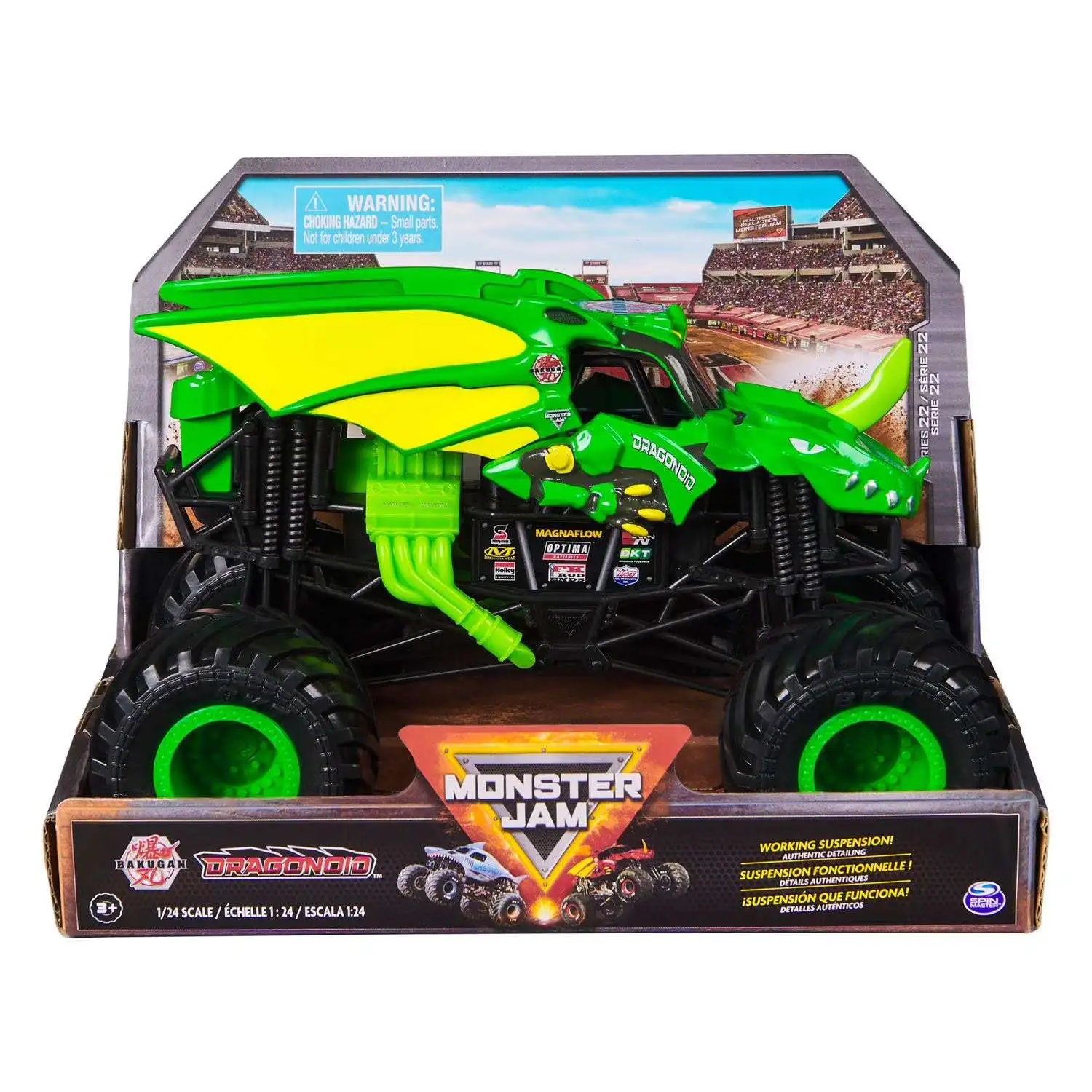 Monster Jam Bakugan Dragonoid 124 Diecast Car Spin Master Toys ToyWiz