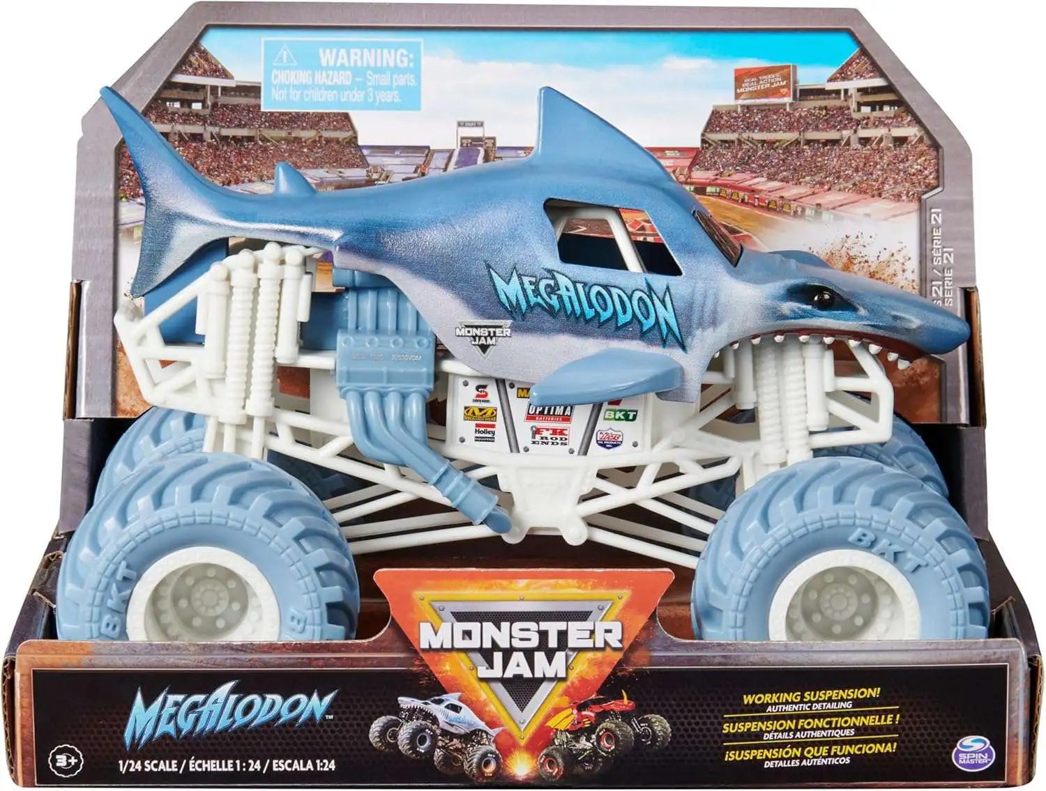Monster Jam Megalodon 124 Diecast Car Spin Master Toys - ToyWiz