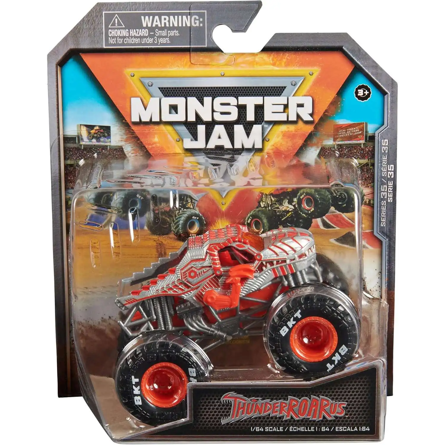 Monster Jam Series 35 Thunderroarus 164 Diecast Car Spin Master