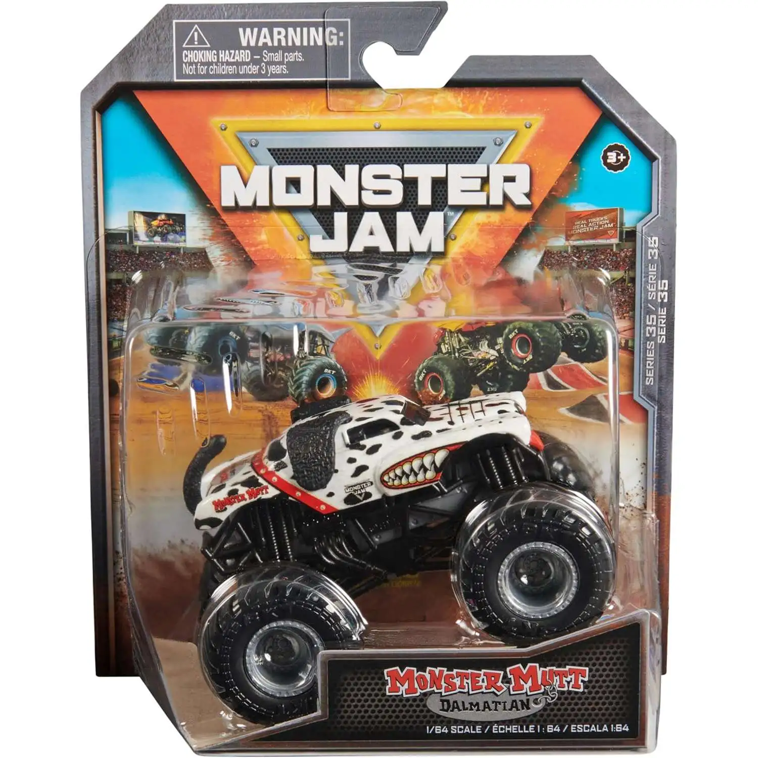 Monster Jam Series 35 Monster Mutt Dalmation Diecast Car