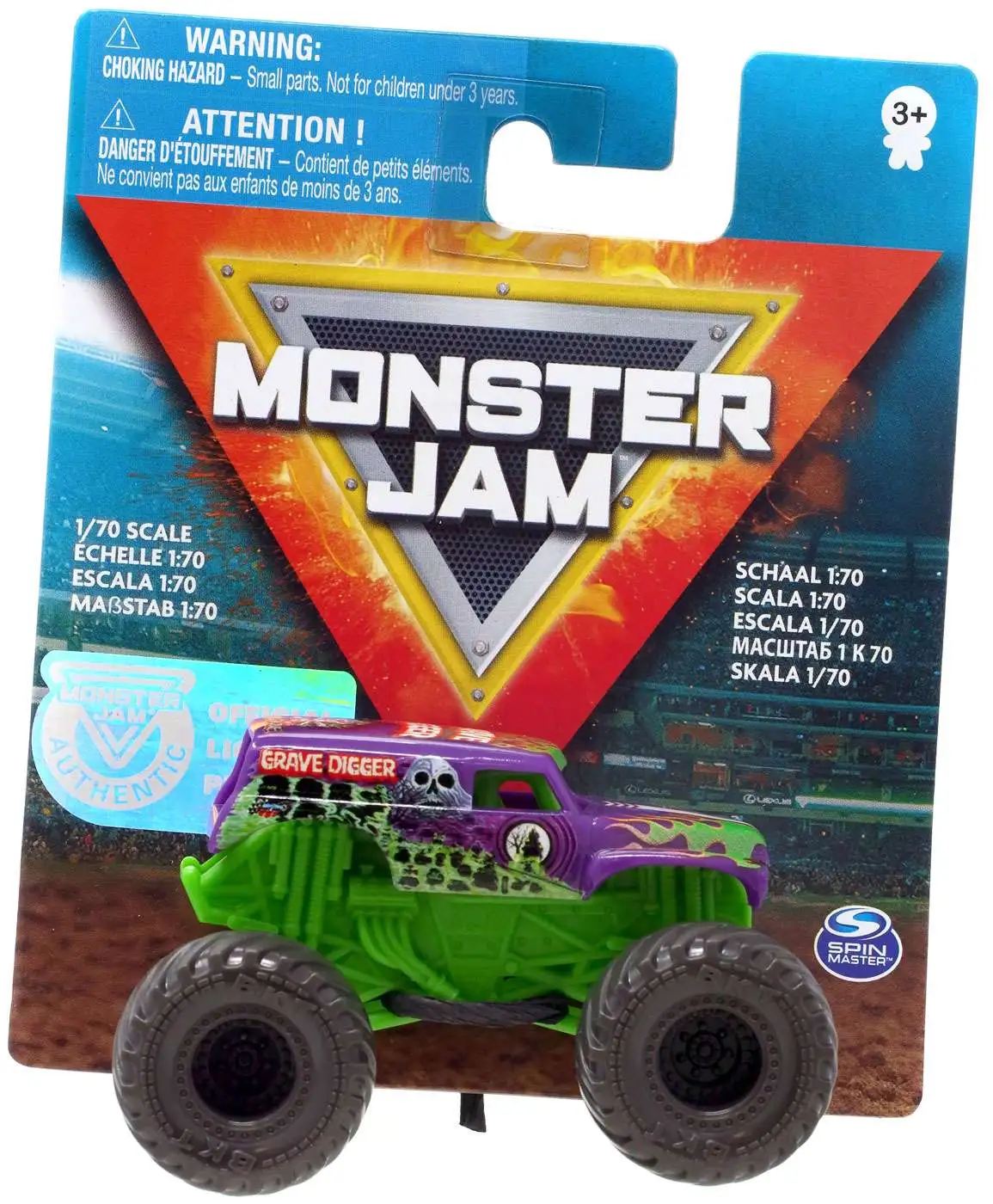 Monster Jam Grave Digger Vehicle [Purple]