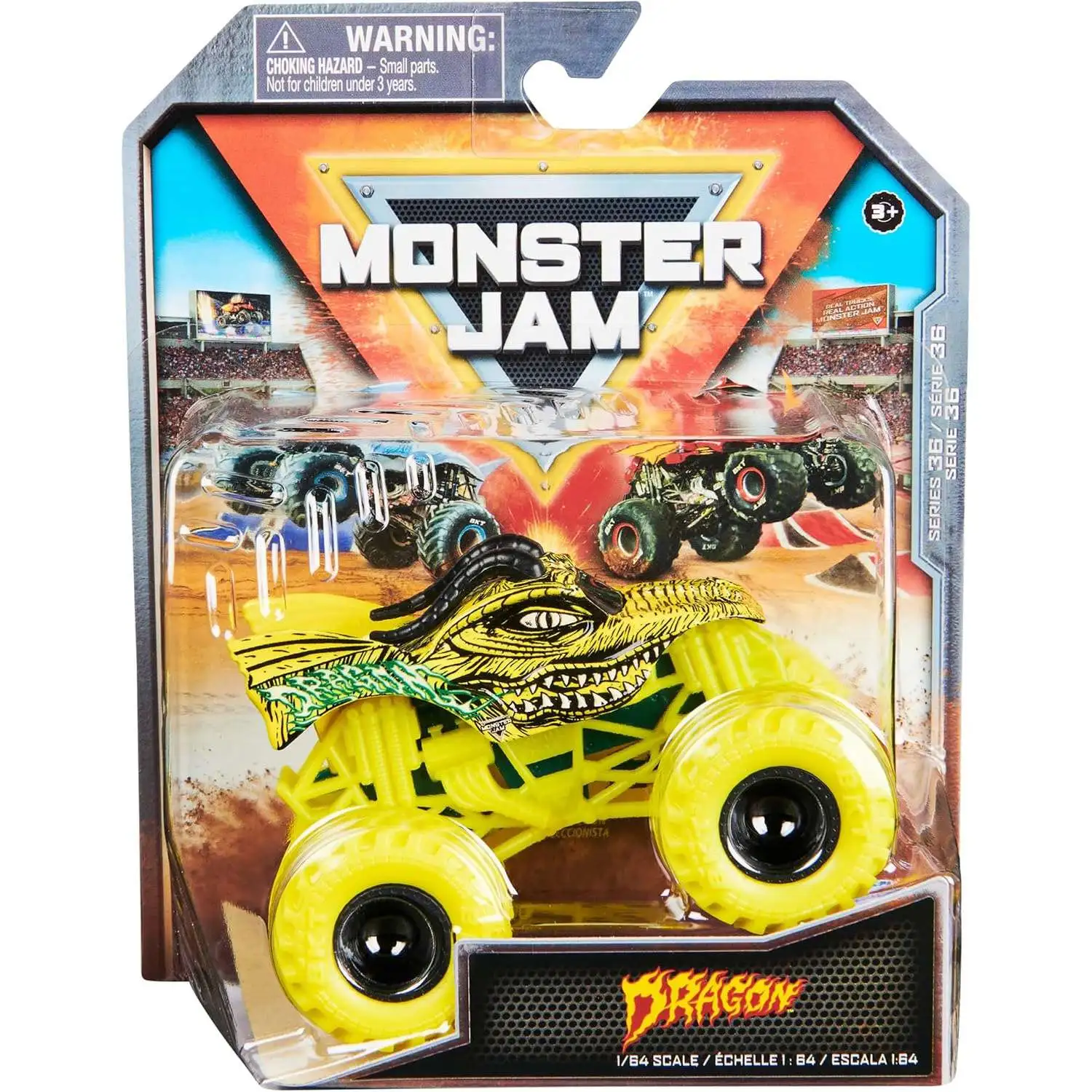 Monster Jam Series 36 Dragon 164 Diecast Car Spin Master Toys ToyWiz