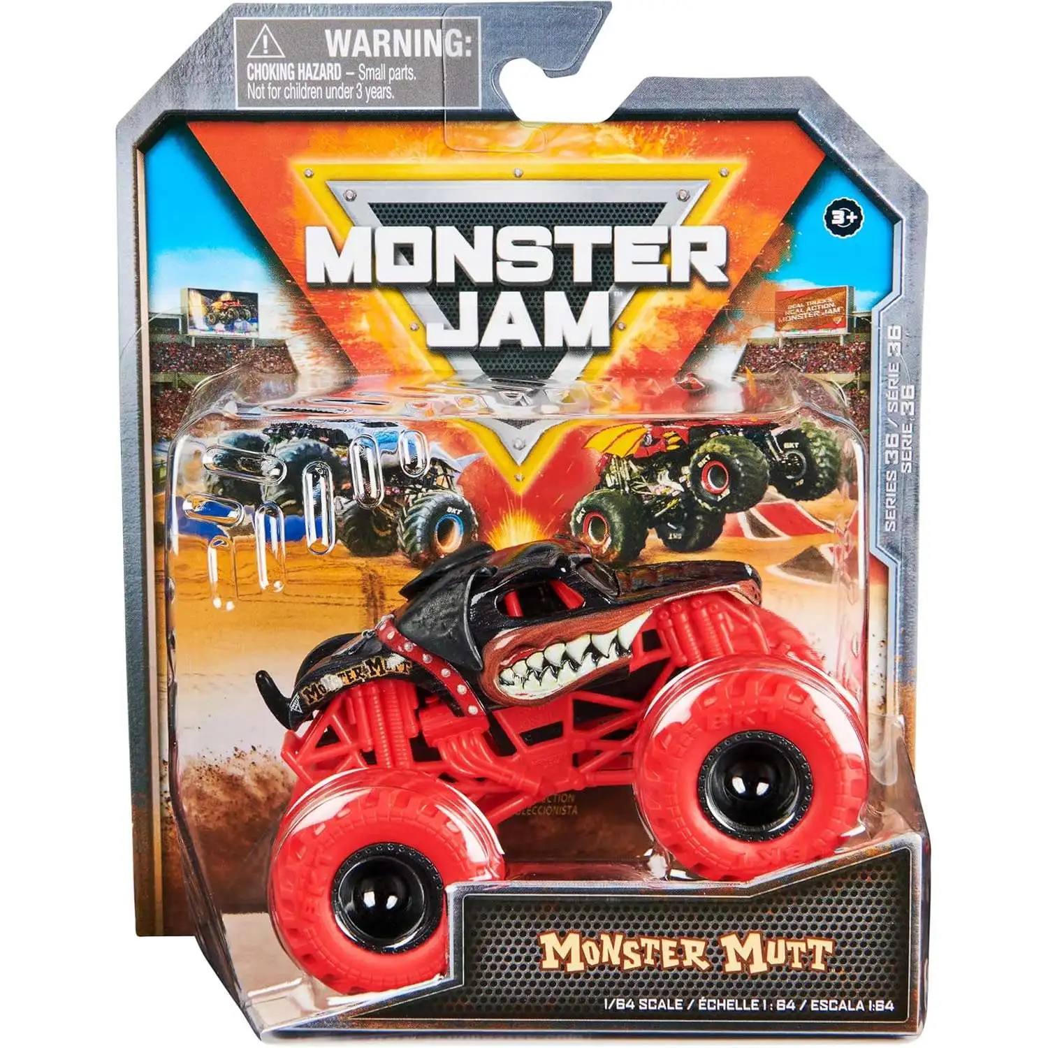 Monster Jam Series 36 Monster Mutt 164 Diecast Car Spin Master Toys ToyWiz