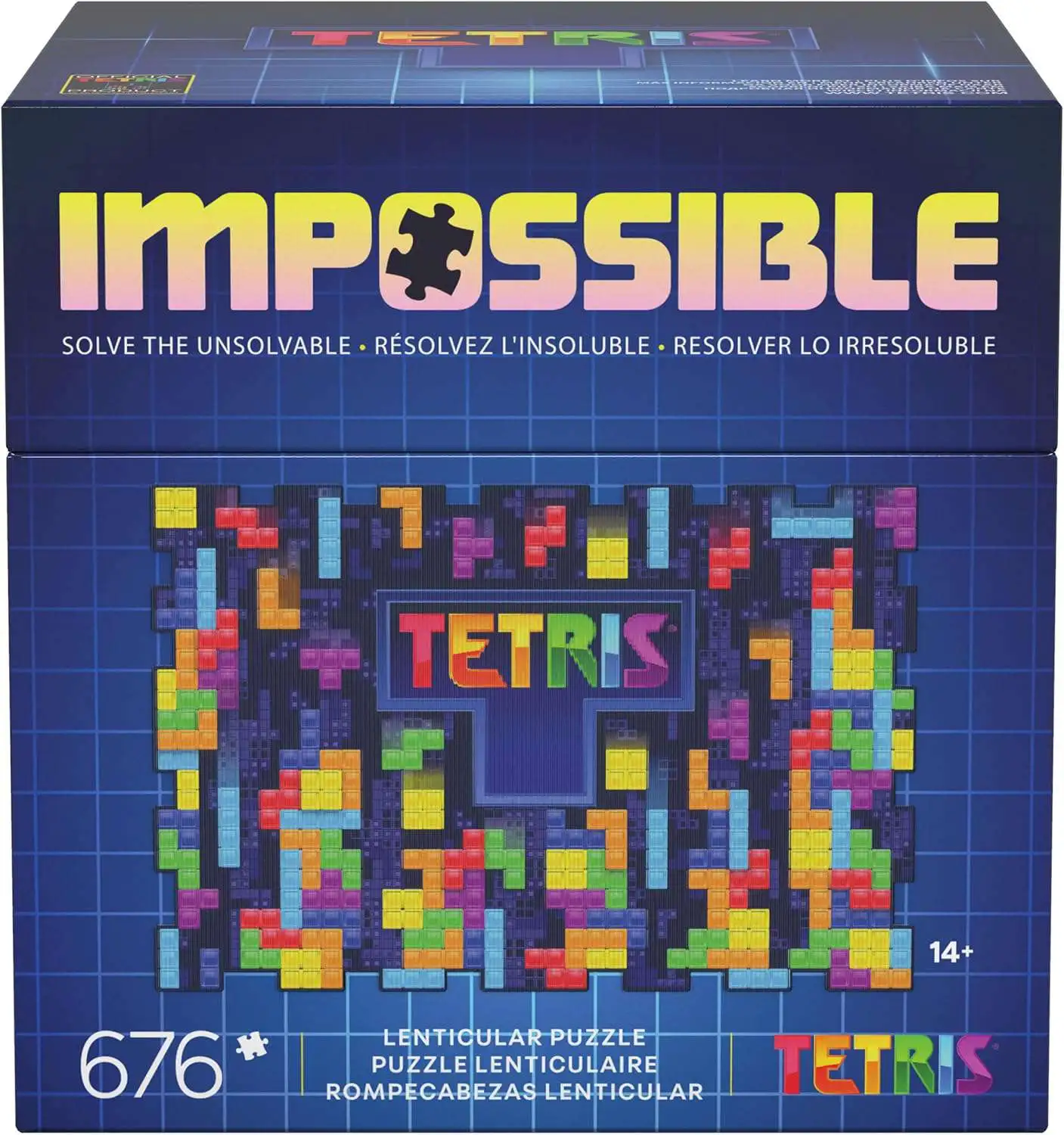 Tetris Impossible Lenticular Puzzle