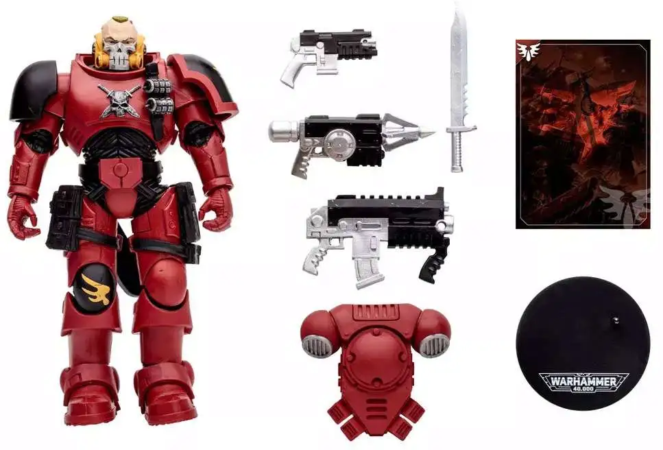 McFarlane Toys Warhammer 40,000 Blood Angels Reiver Sergeant 7 Action ...