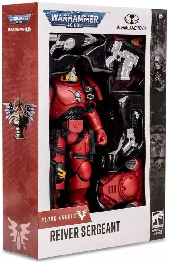 McFarlane Toys Warhammer 40,000 Blood Angels Reiver Sergeant 7 Action ...