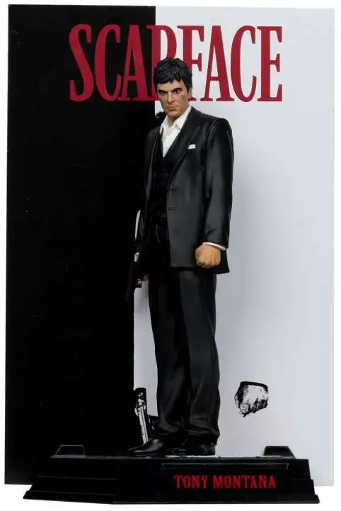 McFarlane Toys Scarface Movie Maniacs Tony Montana 6-Inch Posed Figure
