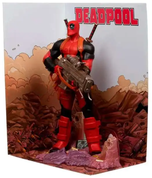 McFarlane Toys Marvel Deadpool Posed Figure with Scene [Deadpool #1]