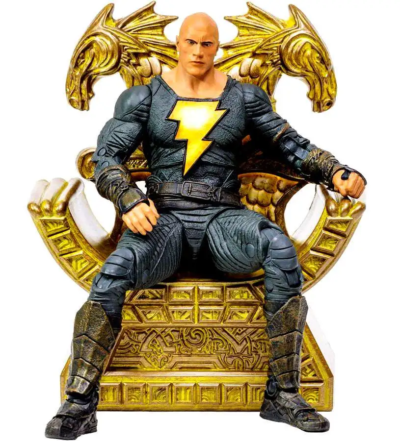 McFarlane Toys DC Multiverse Black Adam with Throne Action Figure [Damaged Package]