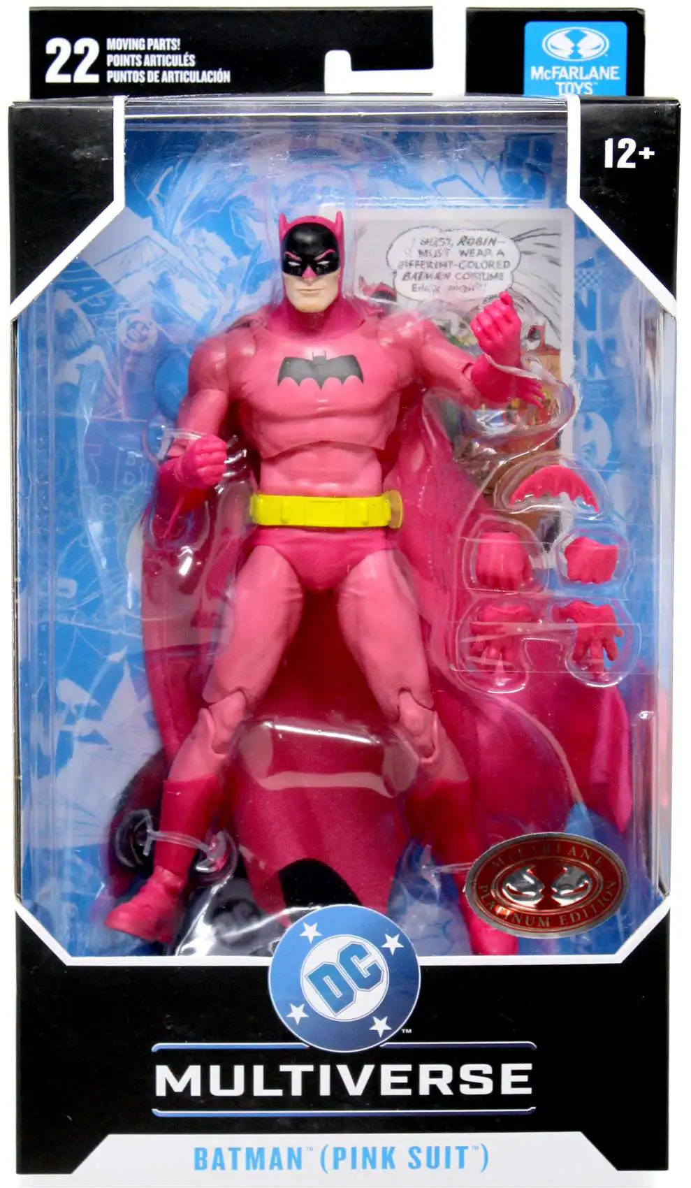 McFarlane Toys DC Multiverse Batman Action Figure [Pink Suit, Red Platinum Chase Edition]
