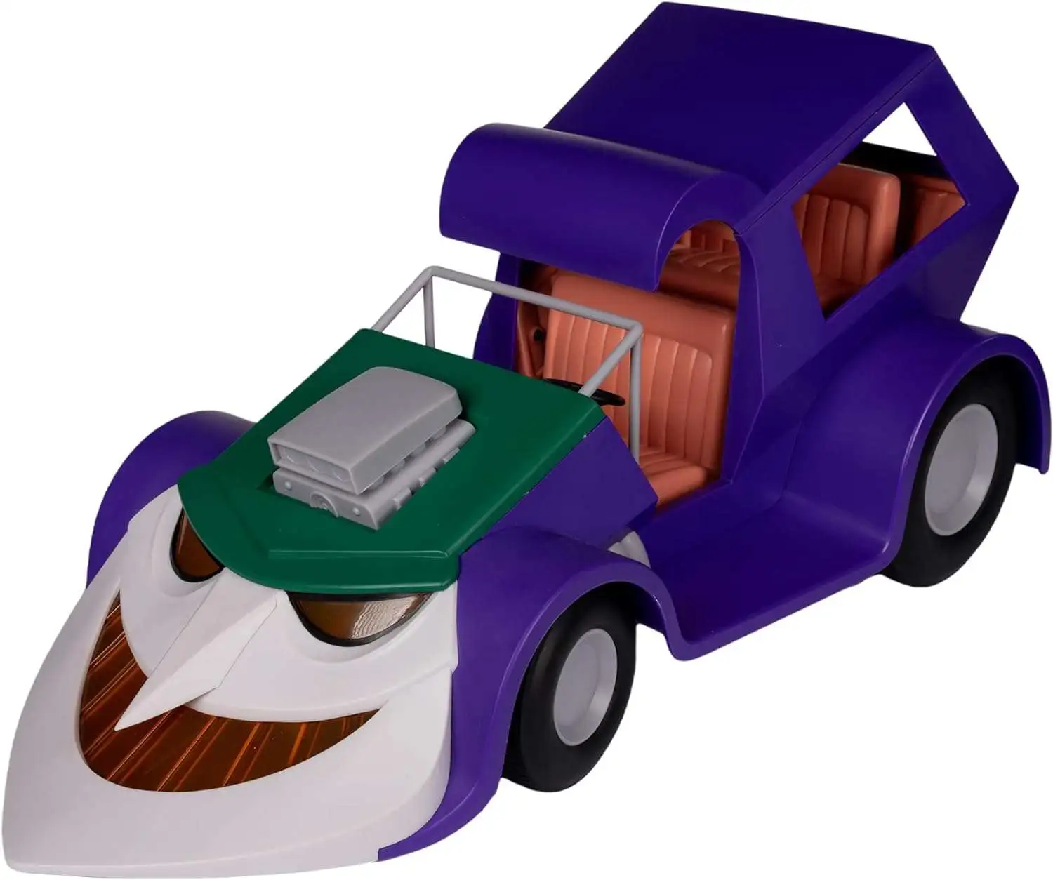 thumbnail image 2 of McFarlane Toys Batman: The Animated Series The Jokermobile – 6" Scale Vehicle For Action Figures, Collectible Art Card 2 of 14