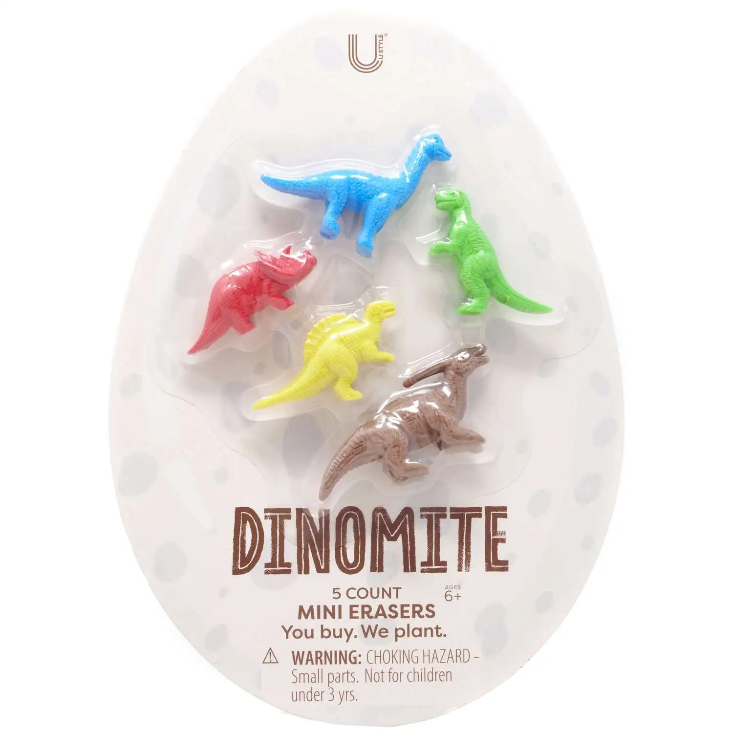UStyle Dinomite Eraser Set