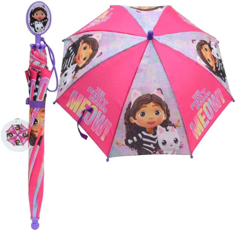 Gabbys Dollhouse Cat Adventures 21 Kids Umbrella ABG Accessories