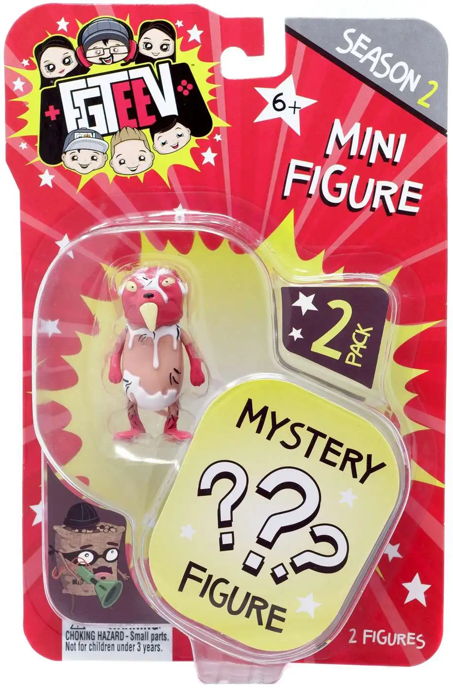 FGTeeV Season 2 Sunburn Neil & Mystery Action Figure 2-Pack