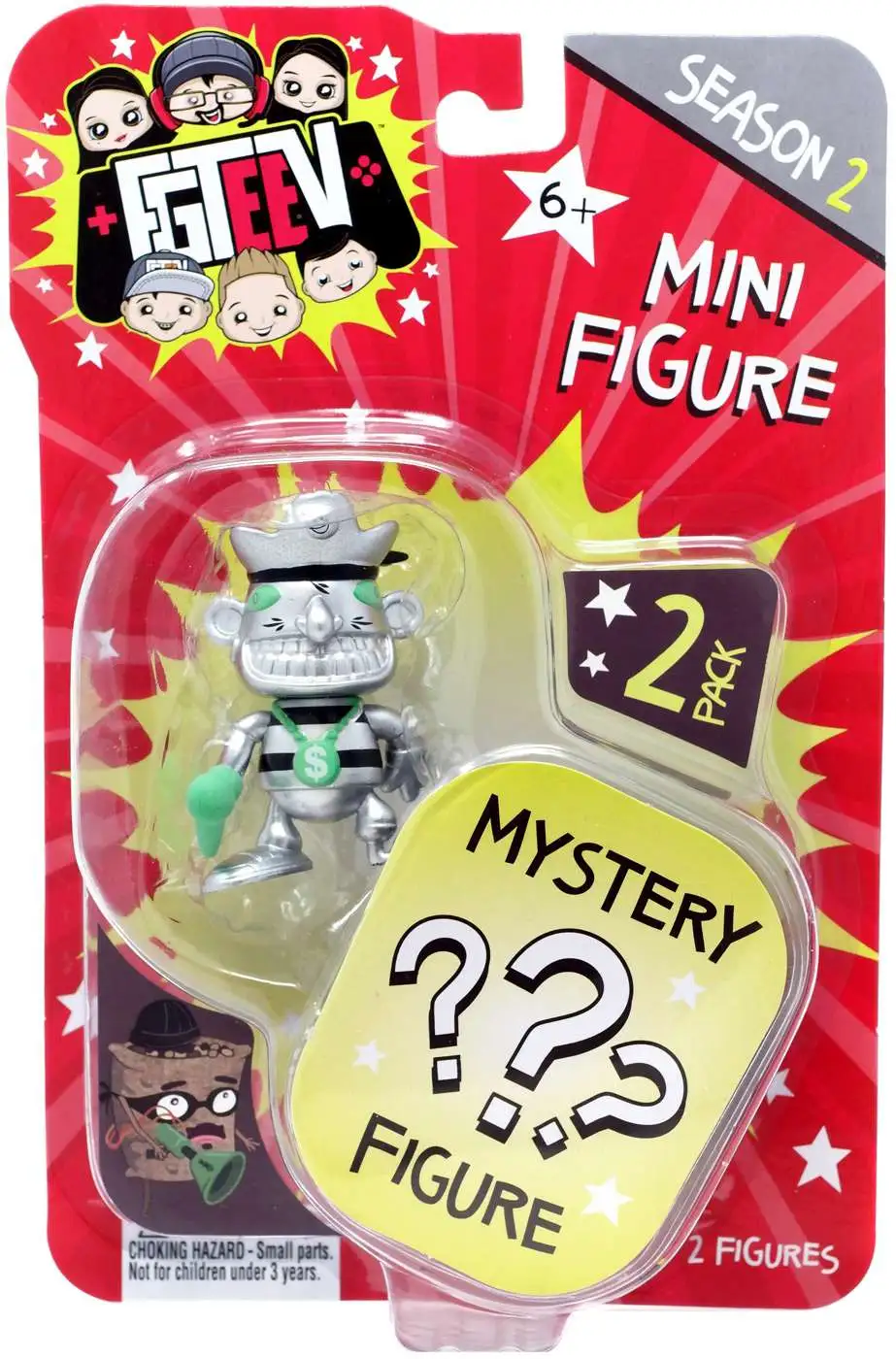 FGTeeV Season 2 Robo Raptain & Mystery Action Figure 2-Pack