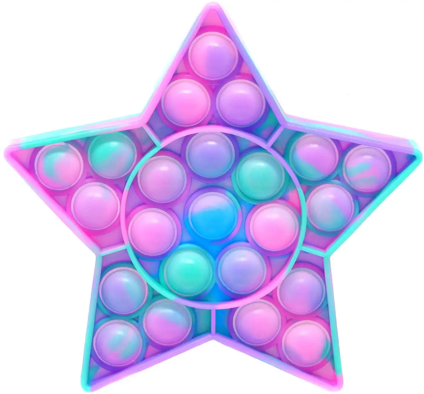 Bubble Poppers Star Fidget Toy [Random Color]