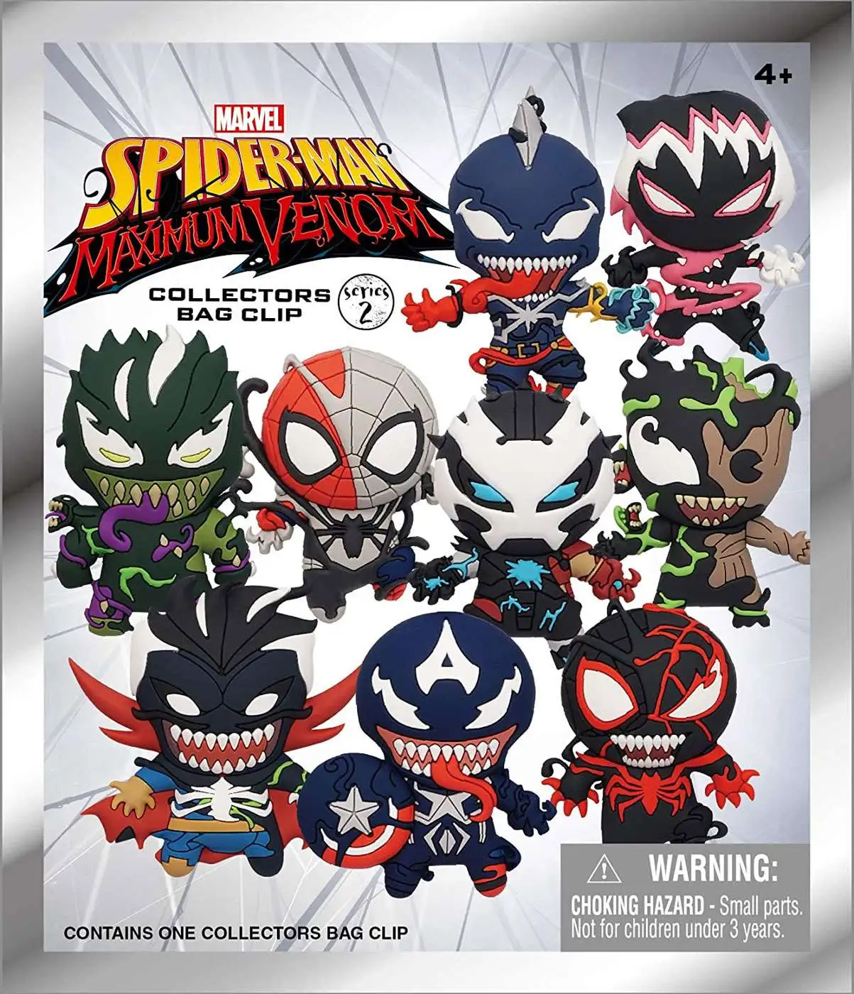 Marvel Collectors Figural Keyring Series 3 3 Inch Venom 
