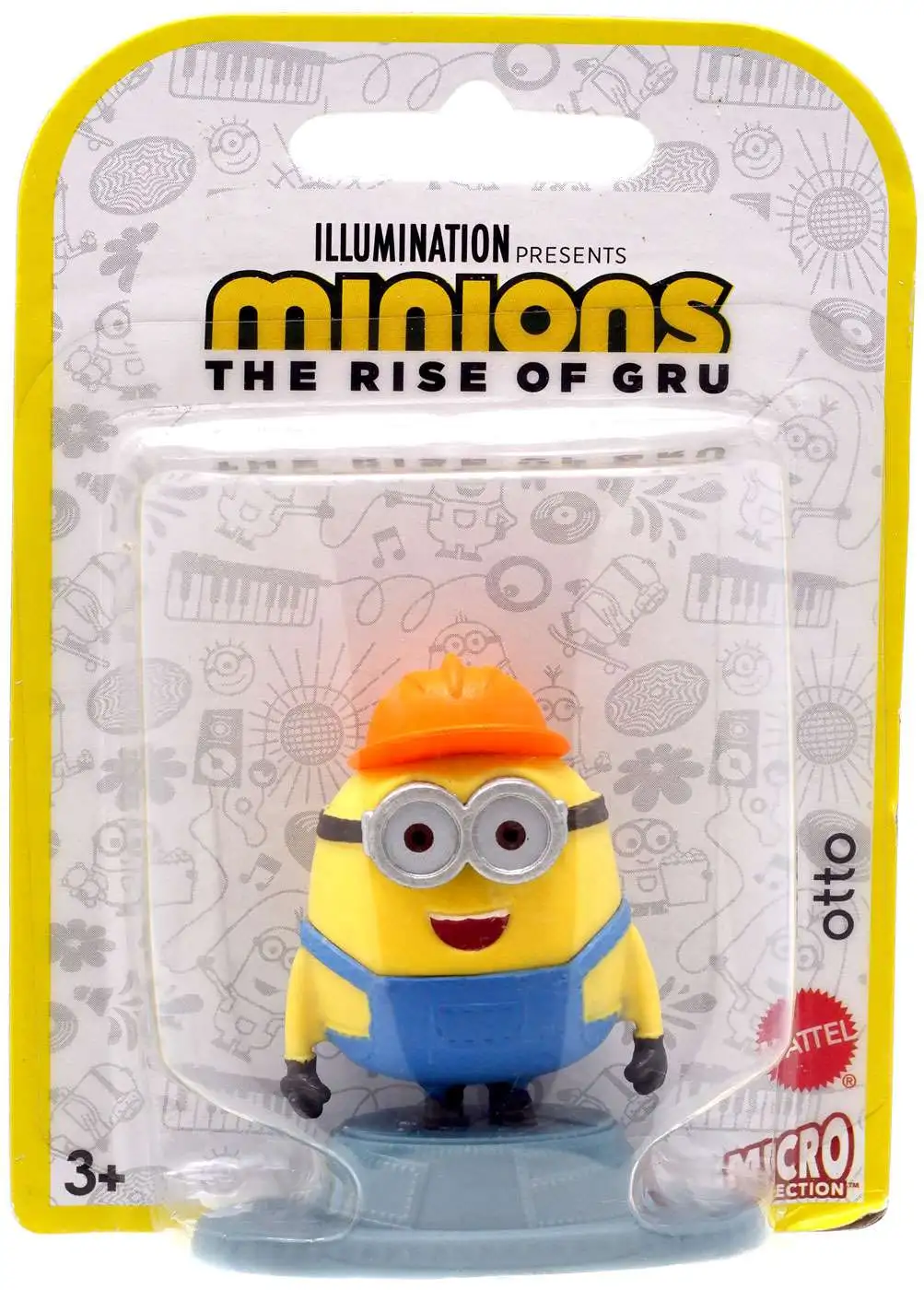 Minions Rise Of Gru Micro Collection Otto 2 5 Mini Figure Mattel Toywiz