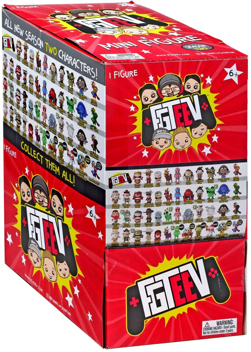 FGTeeV Season 2 Foil Bag Mystery Figure Box [24 Packs]