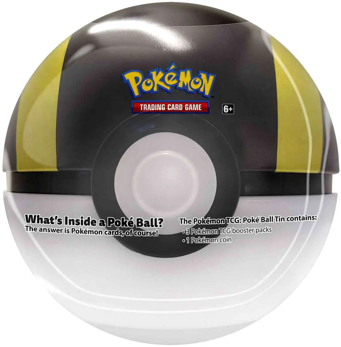 Pokemon TCG Pokeball Tin 3packs Inside Each 