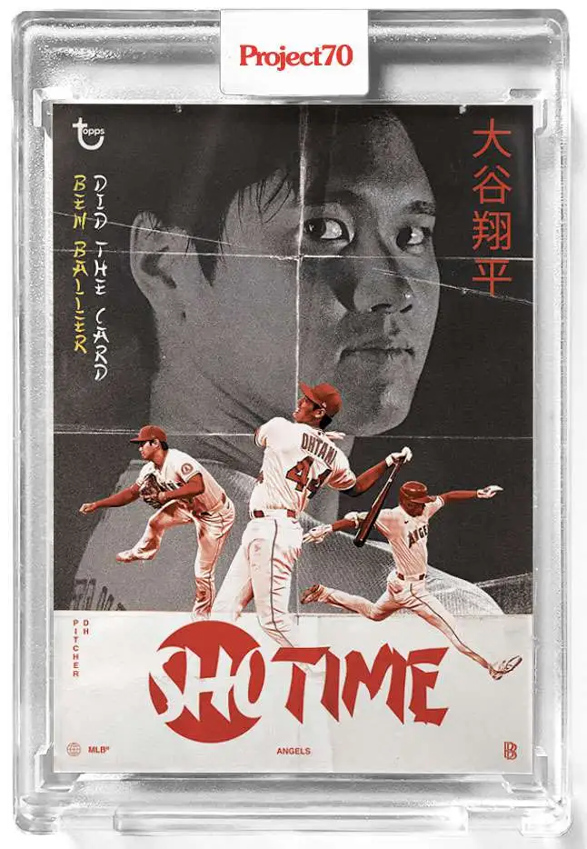 MLB Topps Project70 Baseball 1986 Shohei Ohtani Exclusive Trading Card [#454, by Ben Baller]