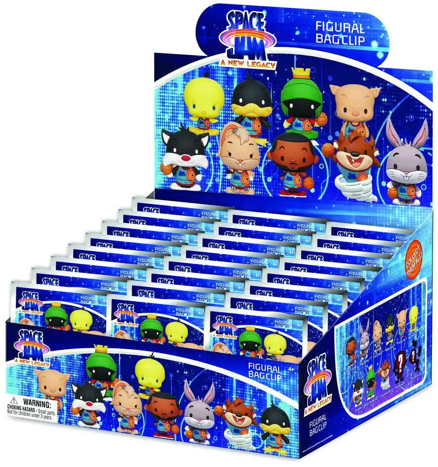 3D Figural Keyring Series 1 Space Jam A New Legacy Mystery Box [24 Packs]