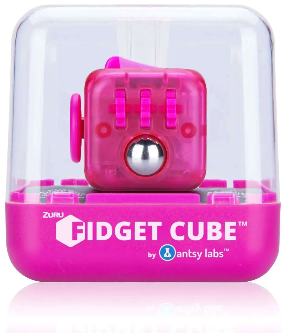 Fidget Cube Spinner LED Flashing & Regular Black White Set of 3 