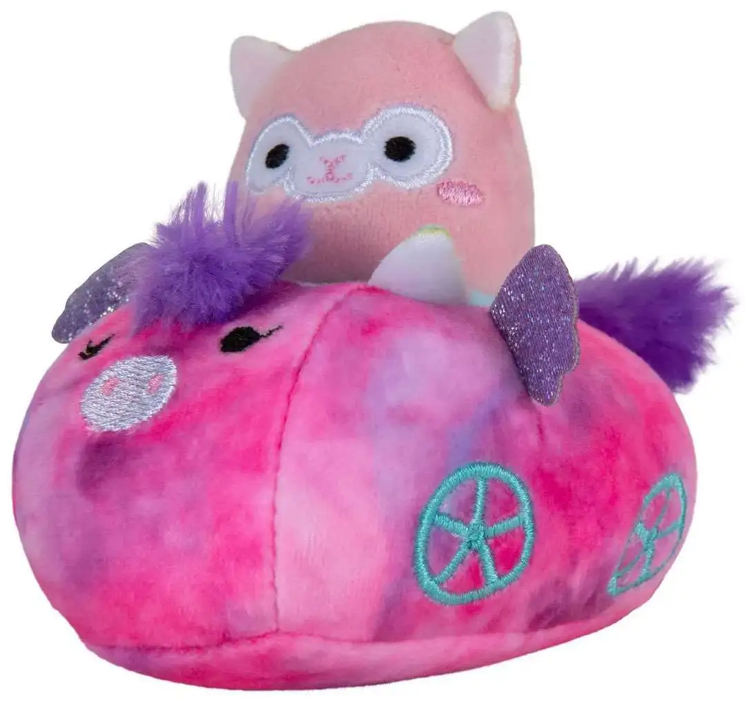 Squishmallows Squishville! Mauve in Carriage 2-Inch Mini Plush