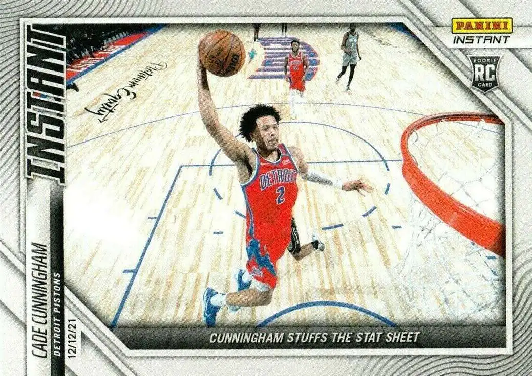 2021-22 NBA Instant Basketball Cade Cunningham #58