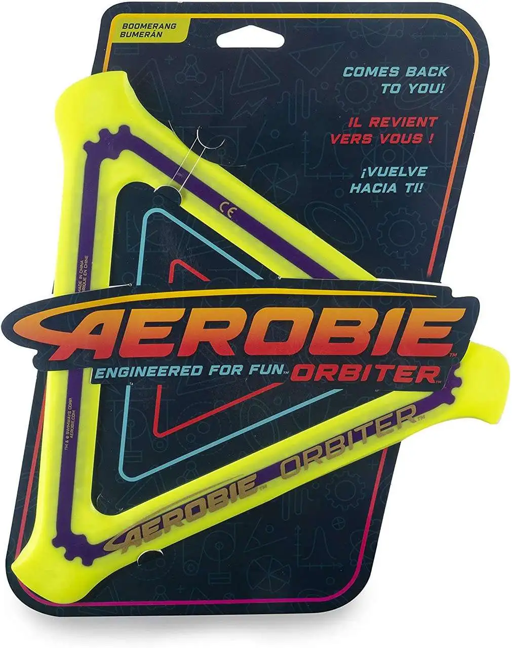 Aerobie Orbiter Green/Yellow Frisbee