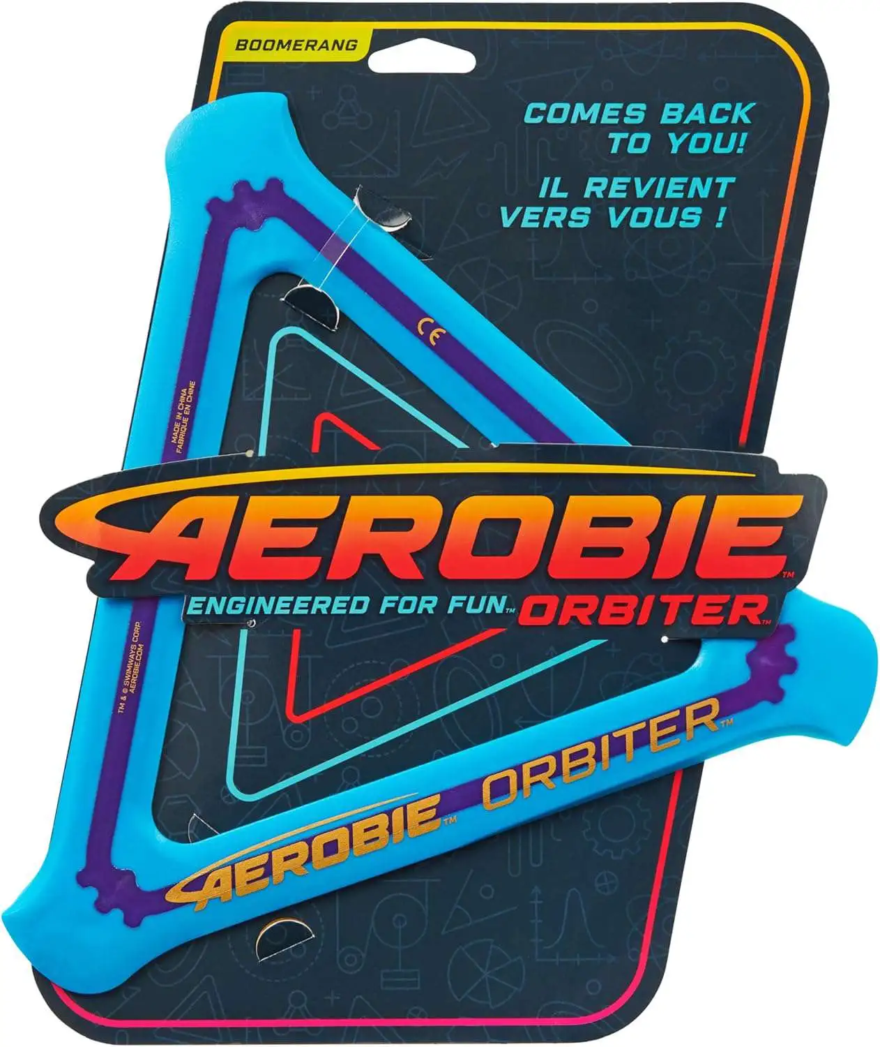Aerobie Orbiter Blue Frisbee