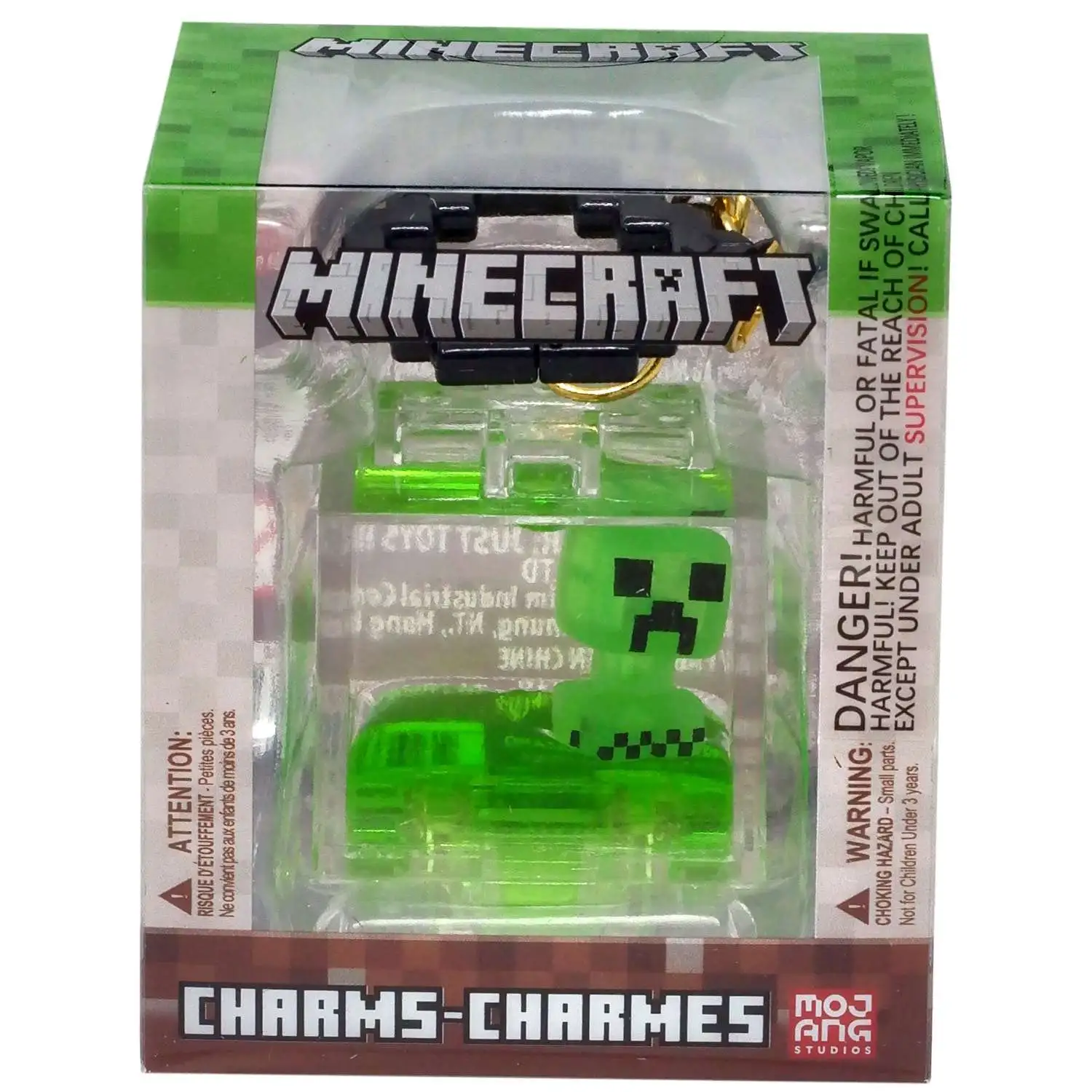 Minecraft Series 2 Charms Creeper 2.5-Inch Backpack Hanger
