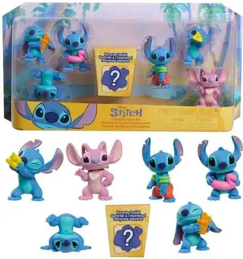 Disney Stitch 7-Piece PVC Figure Play Set (Pre-Order ships April)