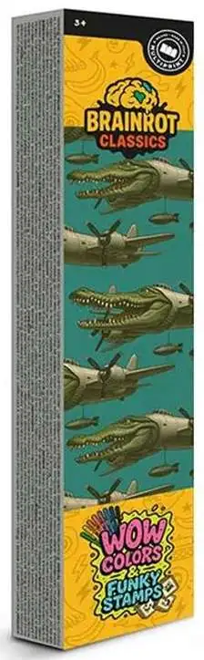 Brainrot Classics Wow Colors & Funky Stamps Bombardiro Crocodillo Set