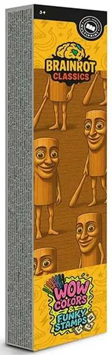 Brainrot Classics Wow Colors & Funky Stamps Tung Tung Sahur Set