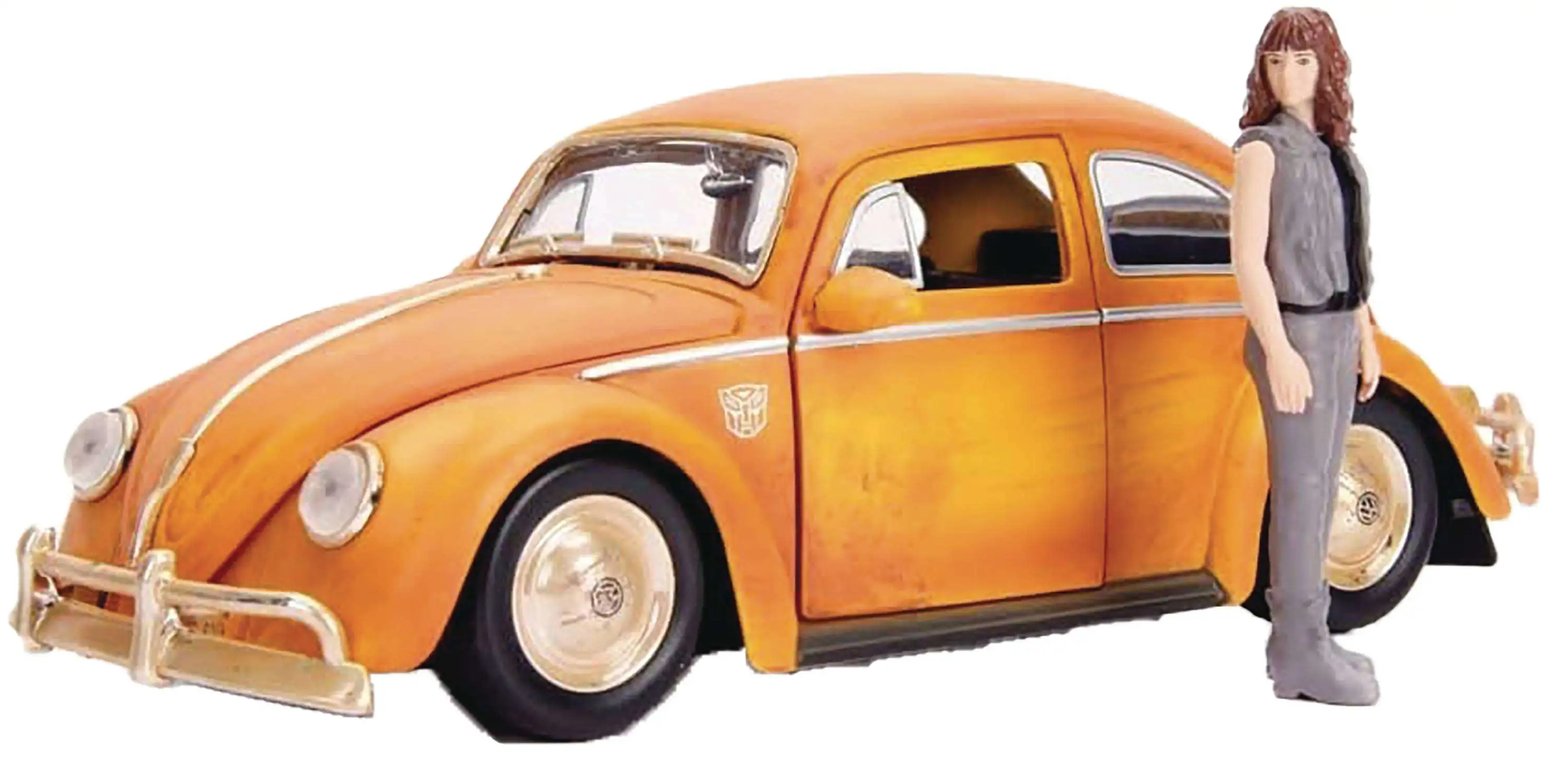 Transformers Metals Die Cast Bumblebee & Charlie 1:24 Die Cast Vehicle [Volkswagen Beetle] (Pre-Order ships January)