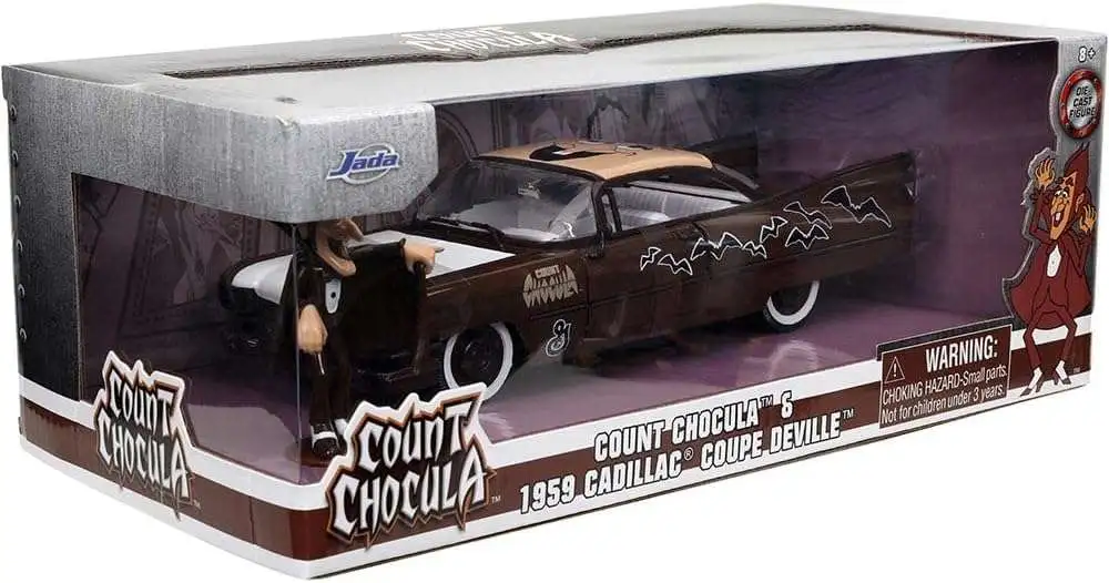 Kellog's Hollywood Rides Count Chocula & 1959 Cadillac Coupe DeVille Diecast Vehicle (Pre-Order ships April)